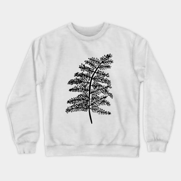 fern leaf Crewneck Sweatshirt by nfrenette